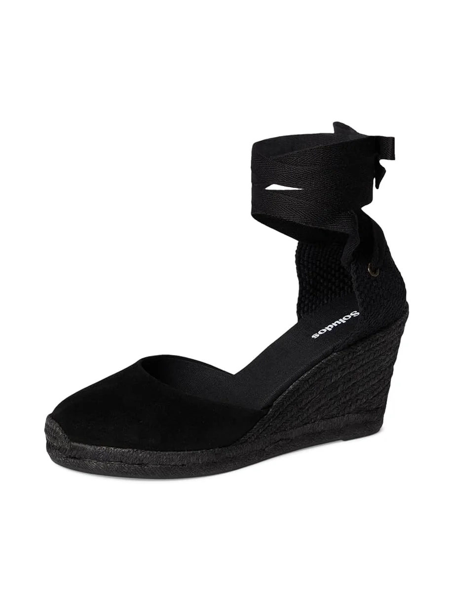 Туфли Soludos Leather Marseille Wedge — 7
