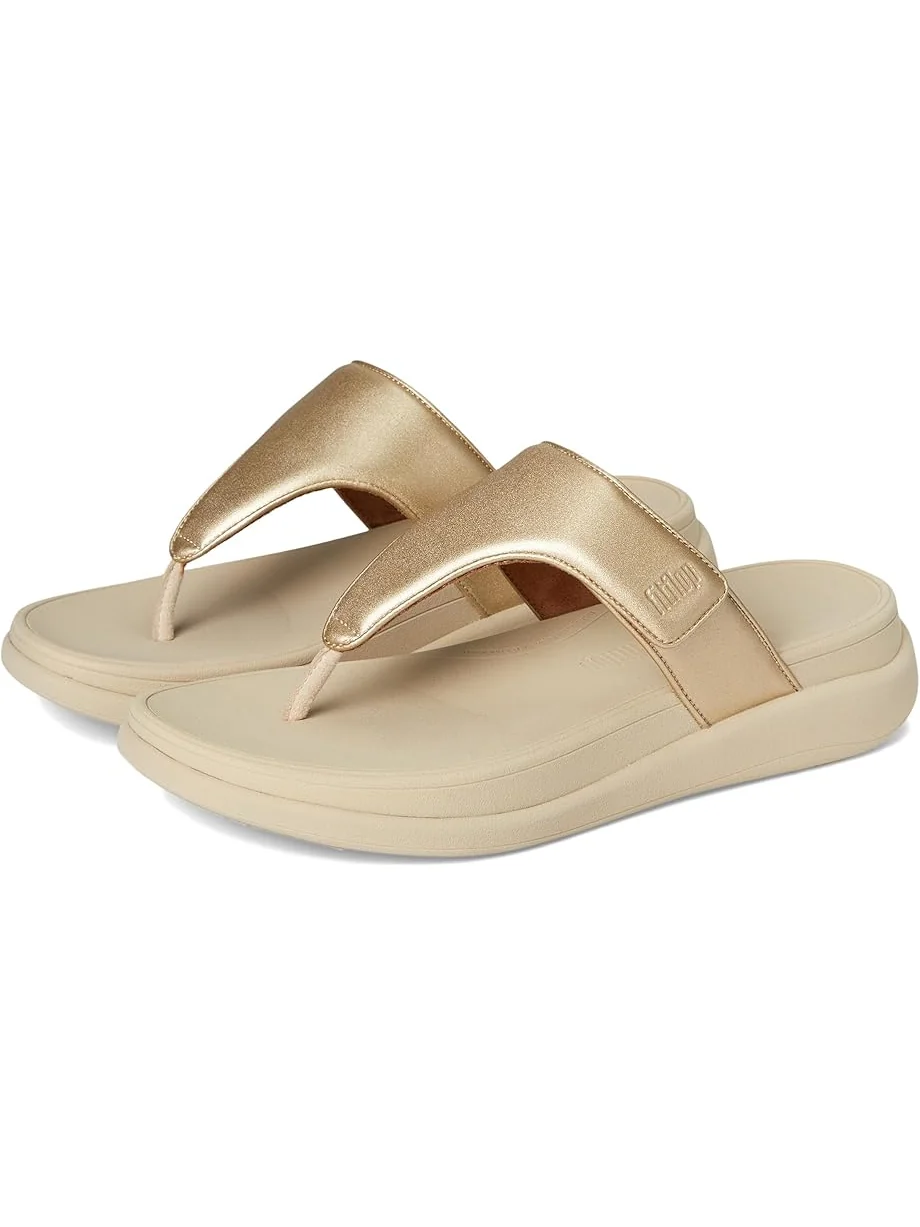 Сандалии FitFlop F-Mode Go Adjustable Flatform Toe-Post Sandals — 1