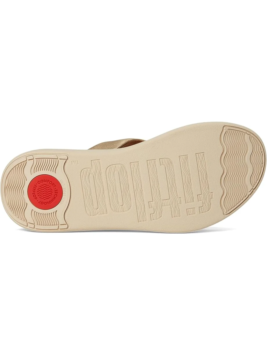 Сандалии FitFlop F-Mode Go Adjustable Flatform Toe-Post Sandals — 3