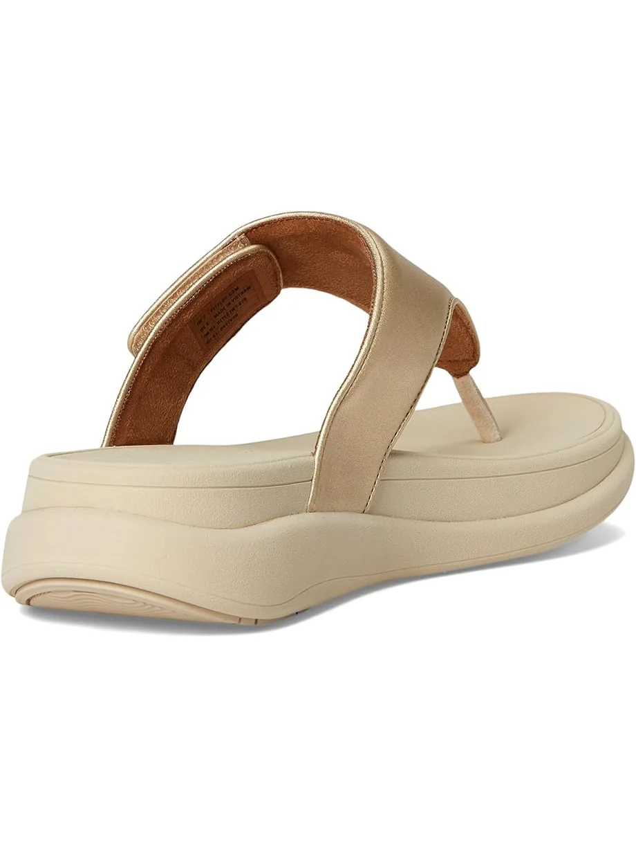 Сандалии FitFlop F-Mode Go Adjustable Flatform Toe-Post Sandals — 5