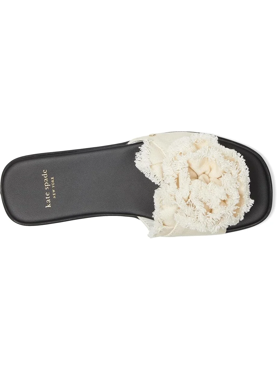 Сандалии Kate Spade New York Flourish Canvas Flat Sandals — 2