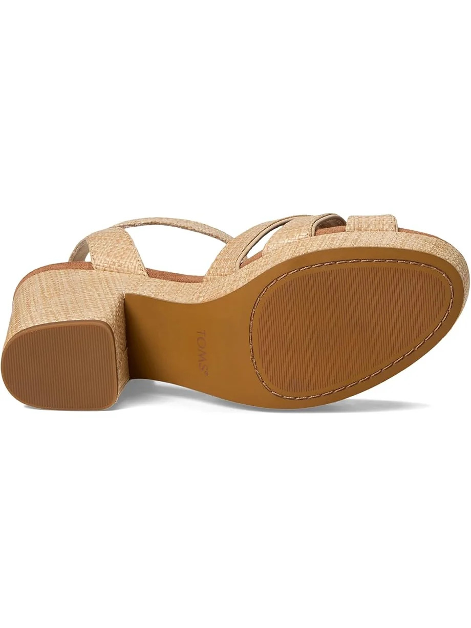 Туфли TOMS Majorca Strappy, цвет Almond Raffia — 3