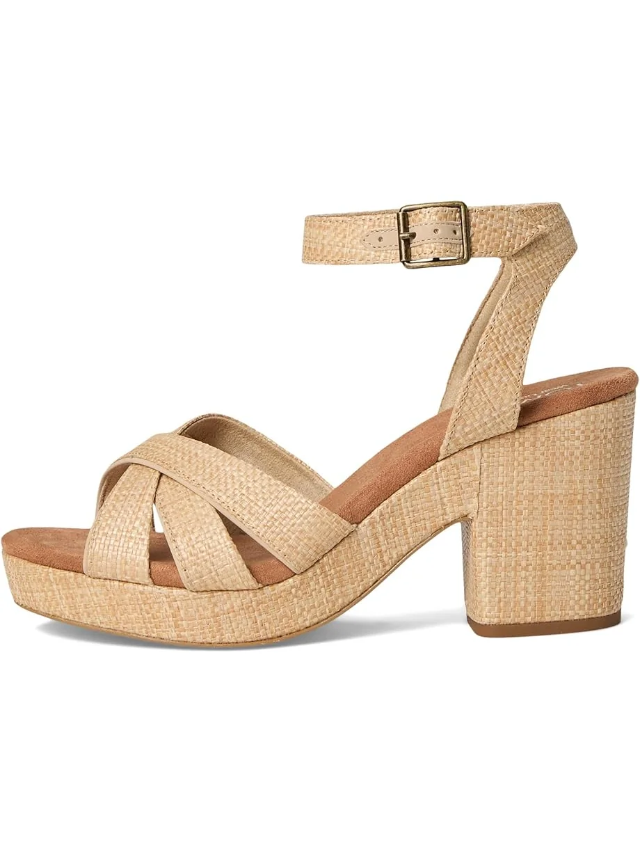 Туфли TOMS Majorca Strappy, цвет Almond Raffia — 4