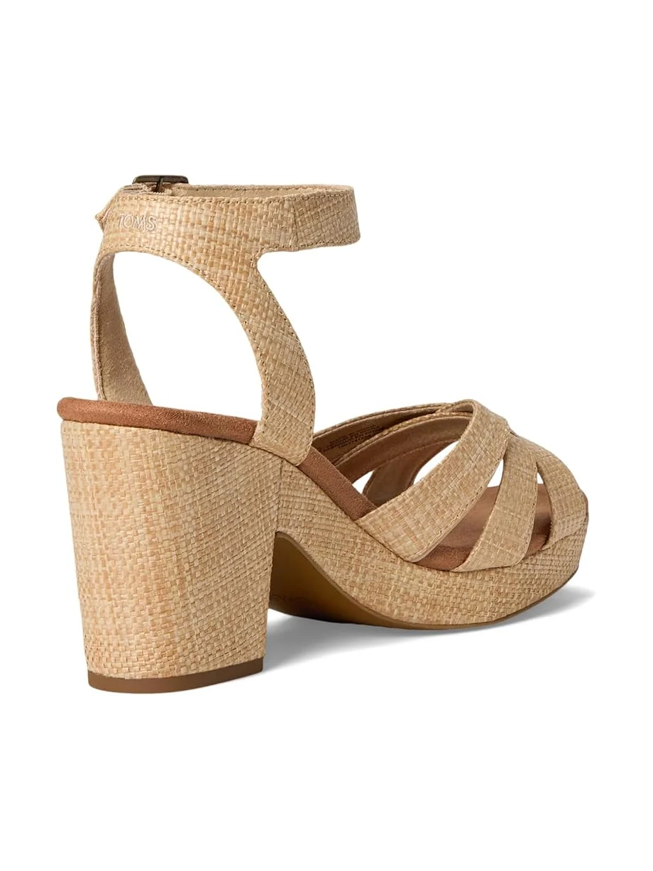 Туфли TOMS Majorca Strappy, цвет Almond Raffia — 5