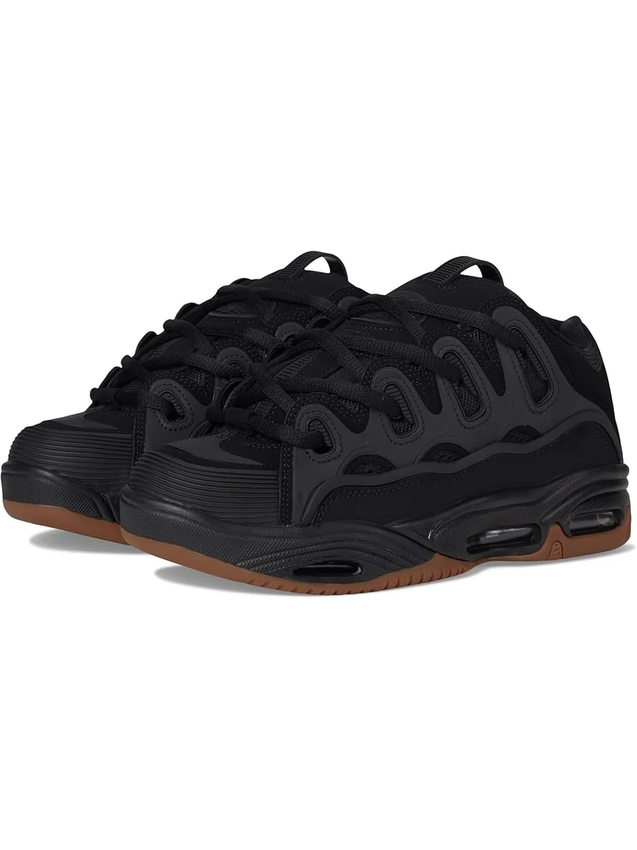 Кроссовки Osiris D3 2001 Black/Black/Gum — коричневый