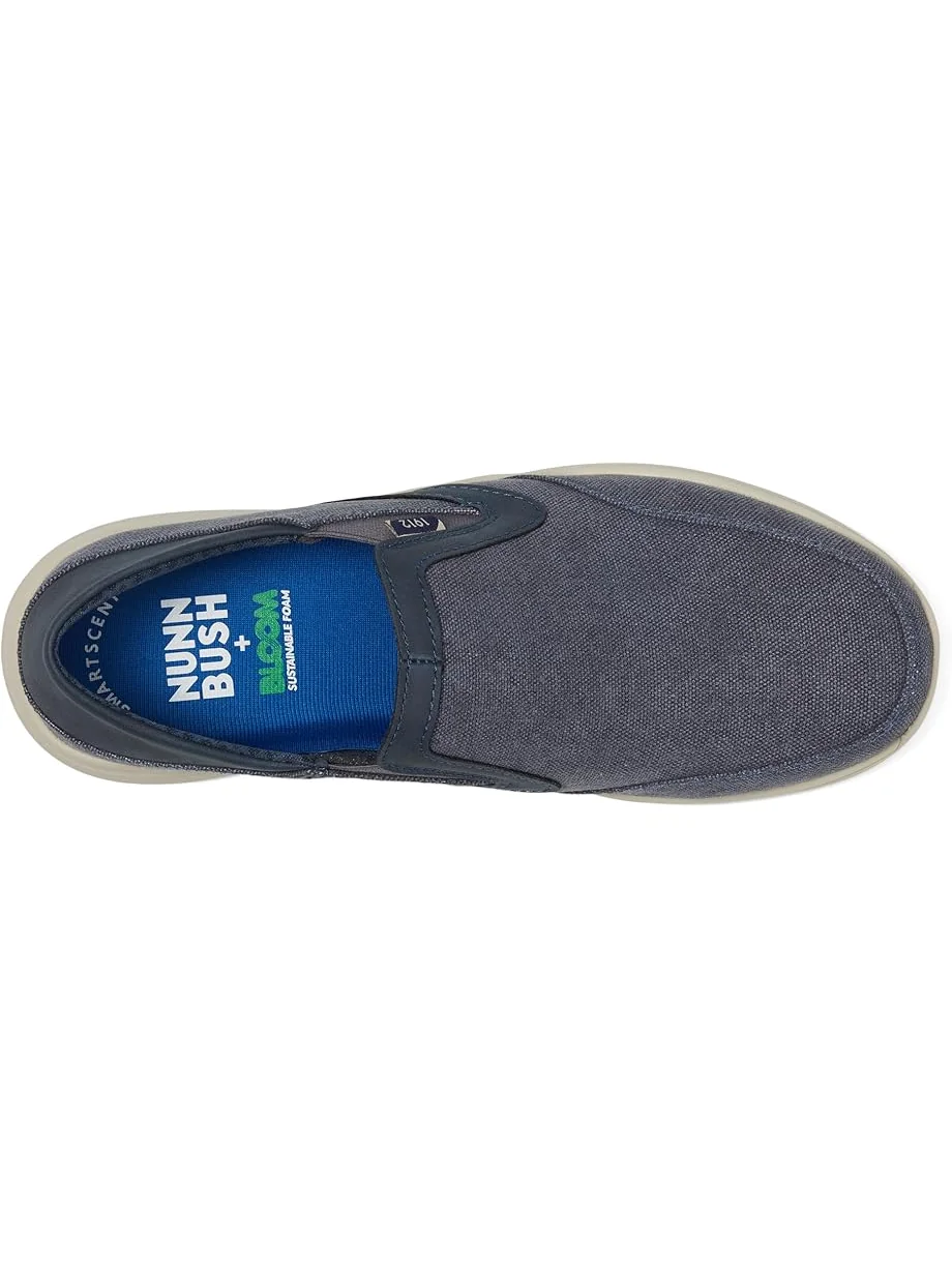 Кроссовки Nunn Bush Conway EZ Canvas Moccasin Toe Slip-On Easy Slip-In Loafer — 2