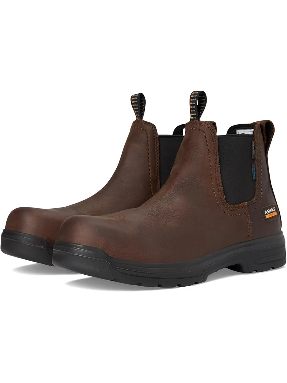 Ботинки Ariat Turbo Chelsea CSA Waterproof Carbon Toe Work Boots — 1