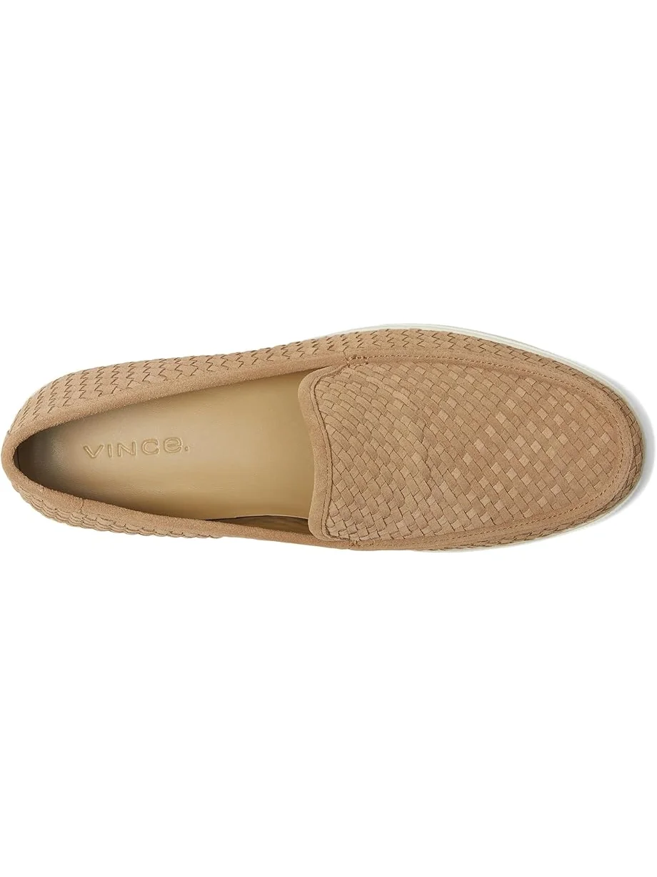Лоферы Vince Sonoma, цвет New Camel Woven Suede — 2