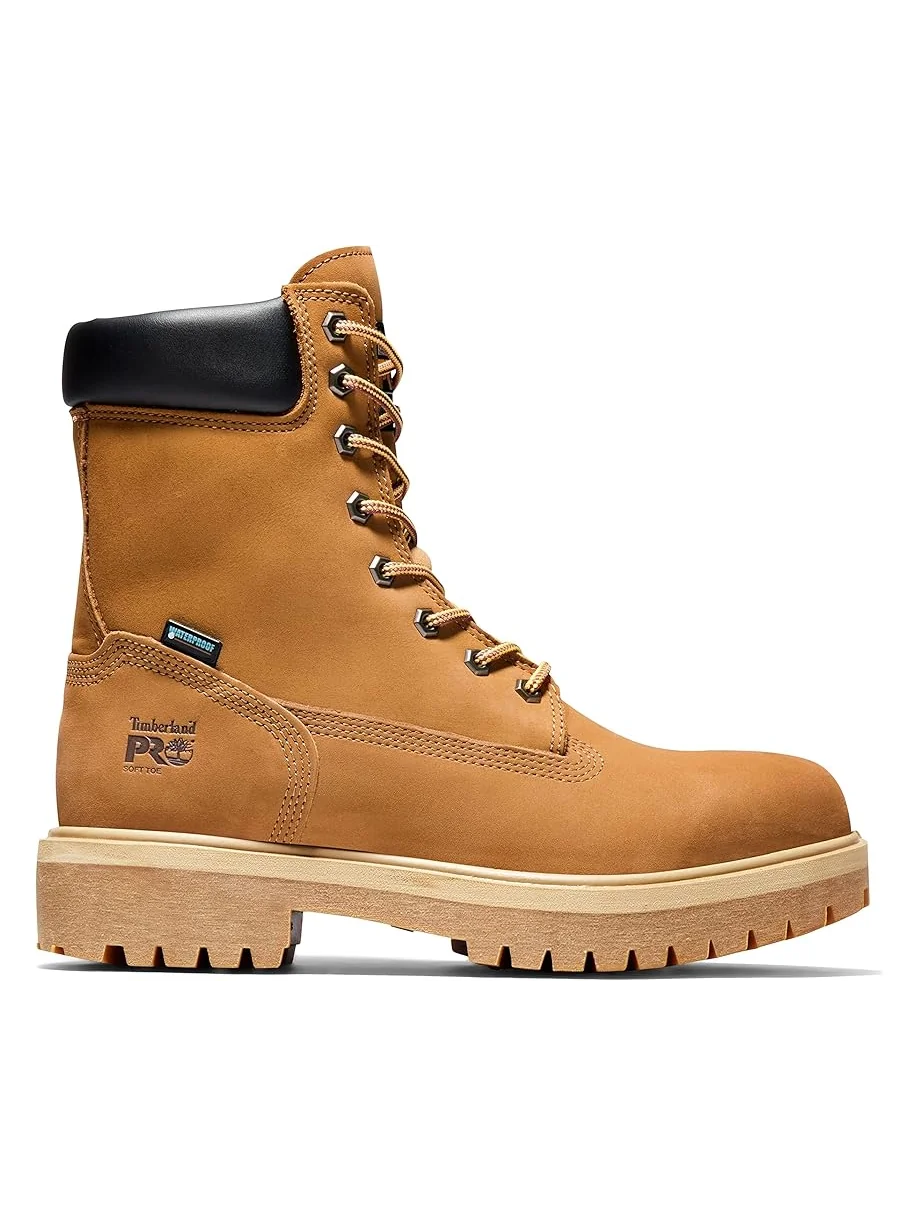 Ботинки мужские Timberland PRO Direct Attach водонепроницаемые высокие пшеничные — 1