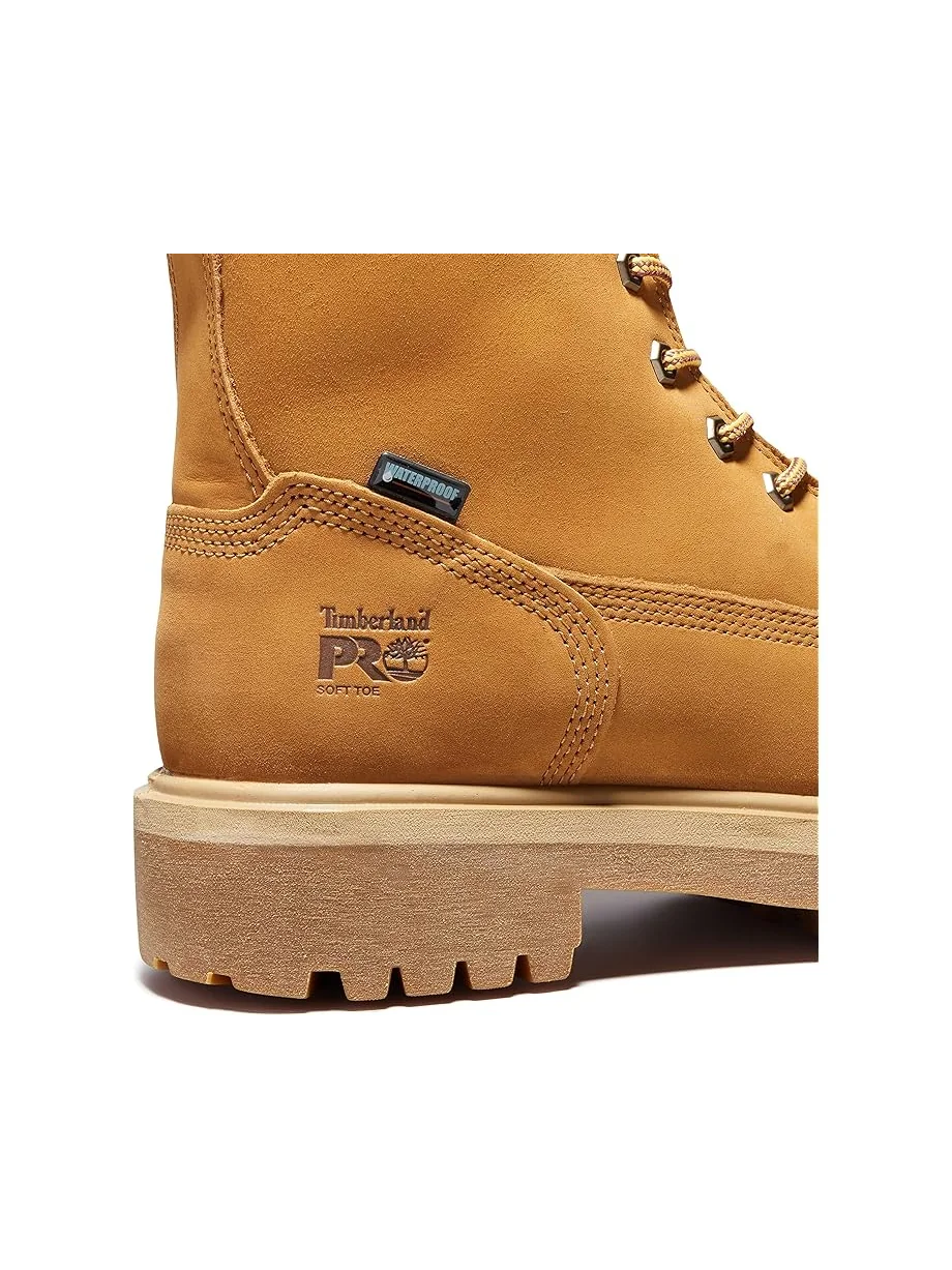 Ботинки мужские Timberland PRO Direct Attach водонепроницаемые высокие пшеничные — 6