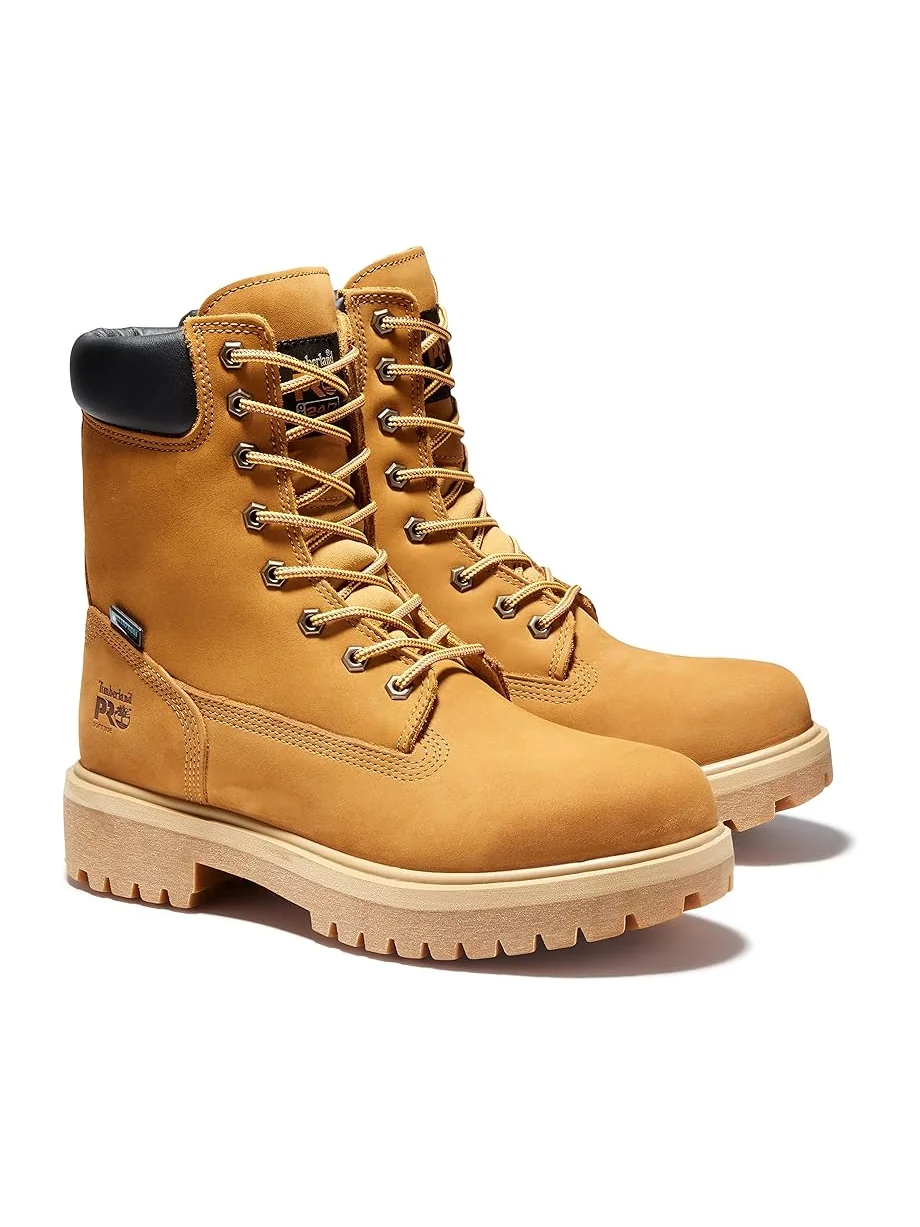Ботинки мужские Timberland PRO Direct Attach водонепроницаемые высокие пшеничные — 7