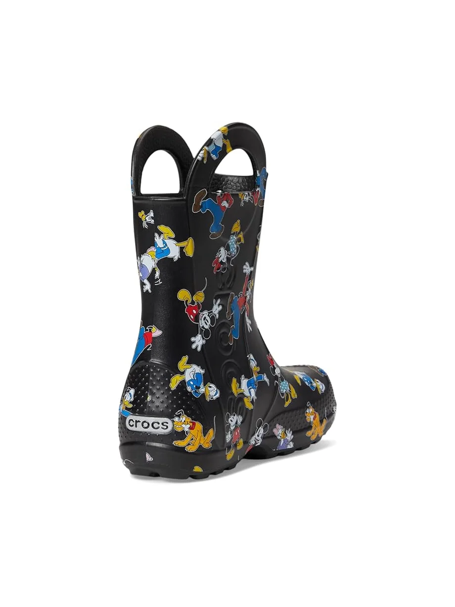 Ботинки Crocs Kids Handle It Rain Boots, цвет Mickey & Friends — 5