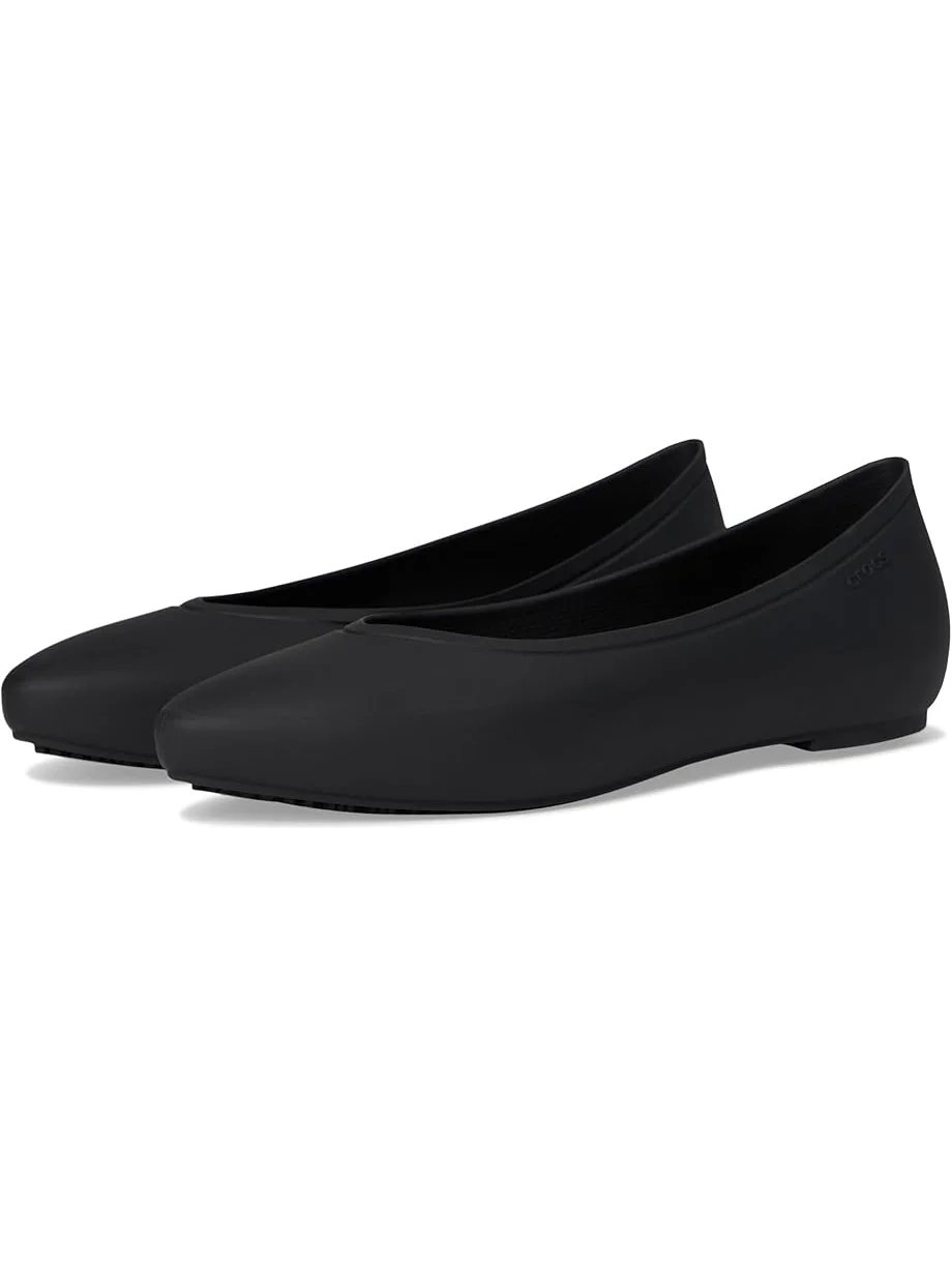 Балетки Crocs Work On the Clock Work Flats — черный