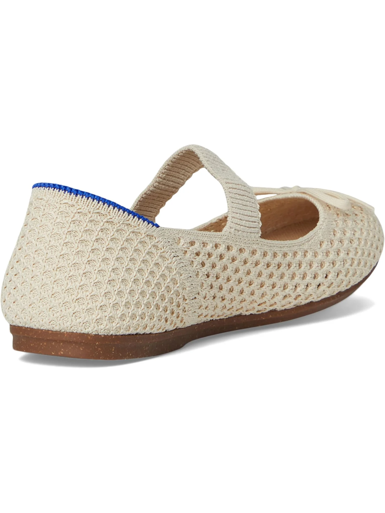 Балетки Rothy's Kids The Kids Bow Mary Jane, цвет Conch Mesh — 5