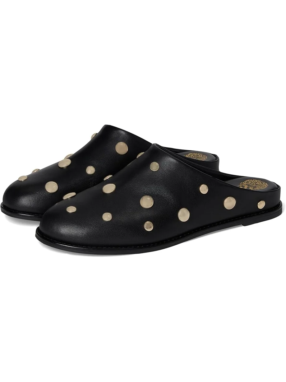 Балетки Vince Camuto Cassius Studded Flat Mule — черный