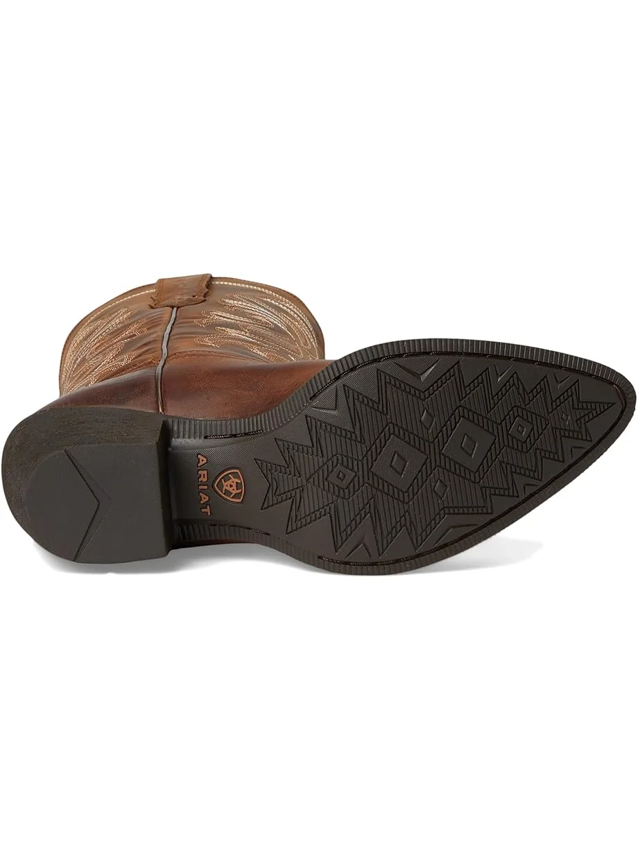 Женские ковбойские сапоги Ariat Round Up Collins кожаные — 3