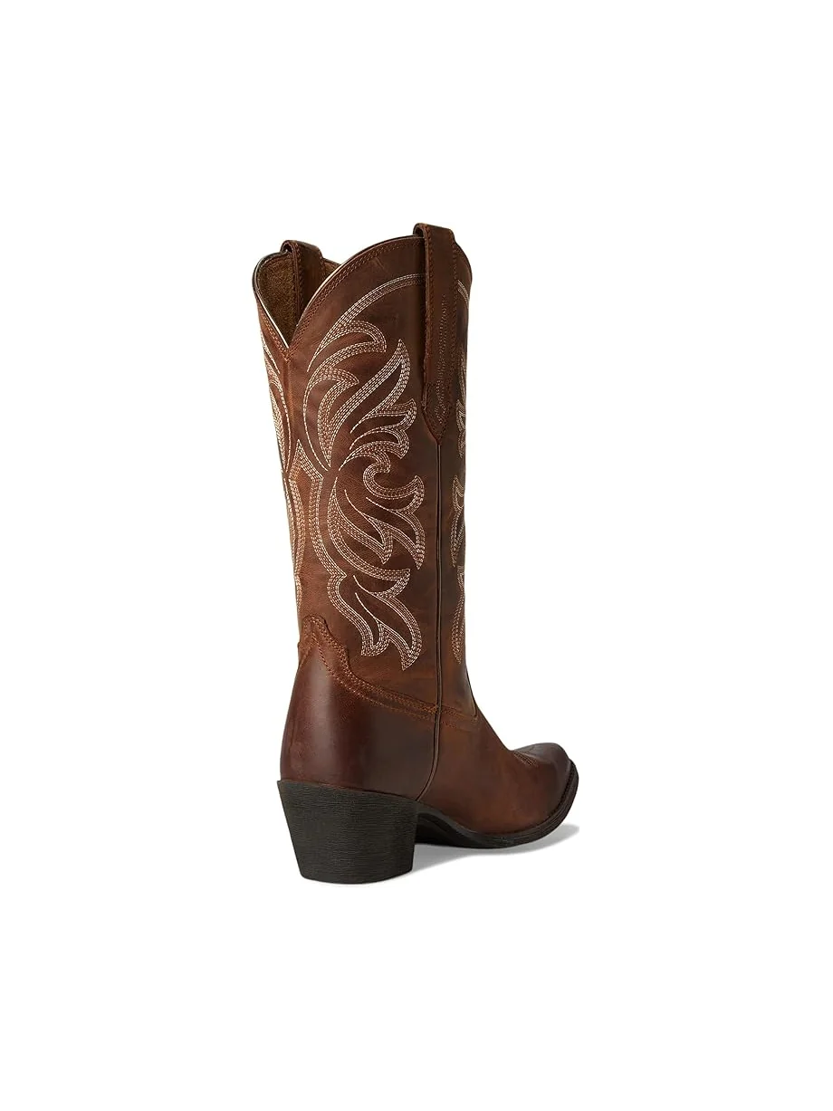 Женские ковбойские сапоги Ariat Round Up Collins кожаные — 5