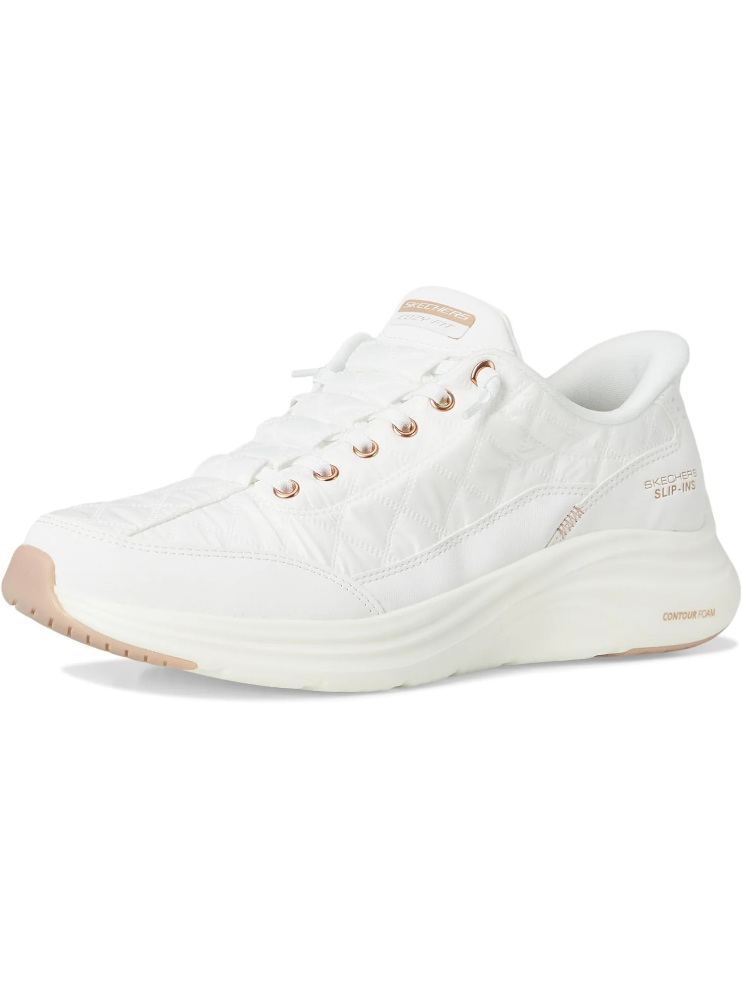 Кроссовки SKECHERS Women's Contour Foam - Cozy Fit Golden Hour Hands Free Slip-Ins — 7