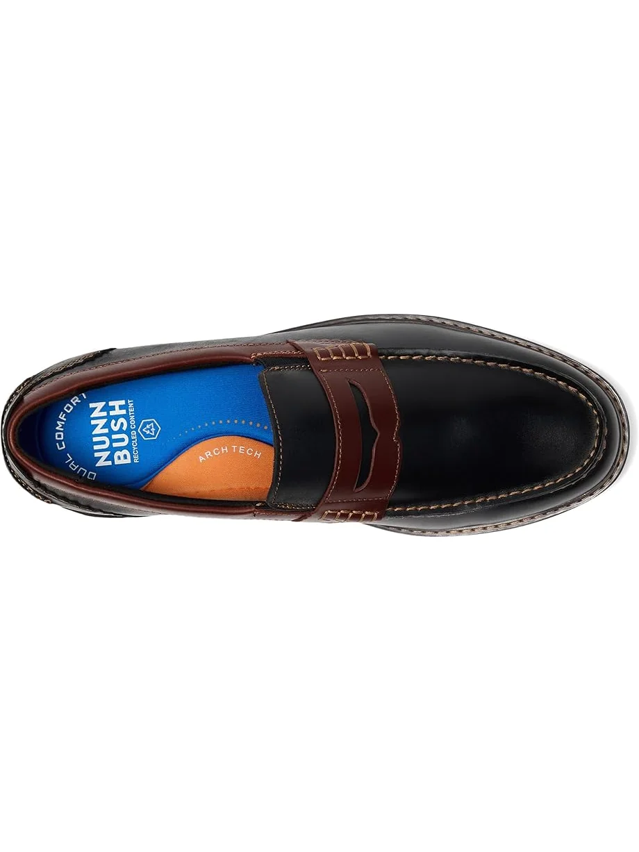 Лоферы Nunn Bush Odin II Moc Toe Penny Loafer Lightweight and Comfortable Slip-On — 2
