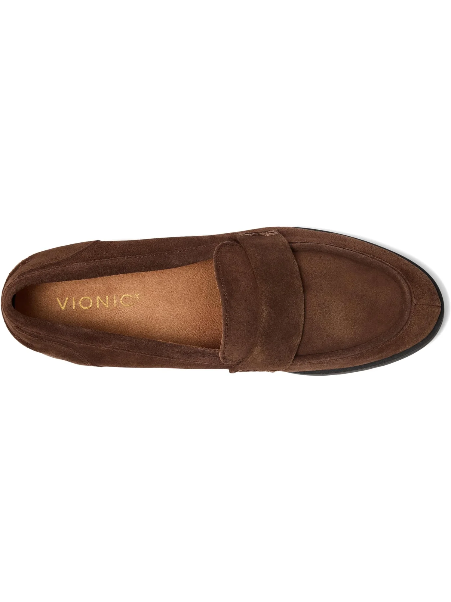 Лоферы VIONIC Women's Cleo Loafer, Coffee Suede — 2