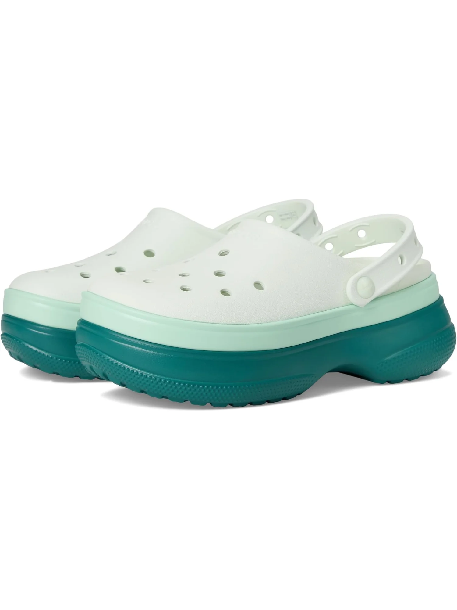 Сабо Crocs Unisex Classic Stacked Clogs Platform Platform, Hosta — 1