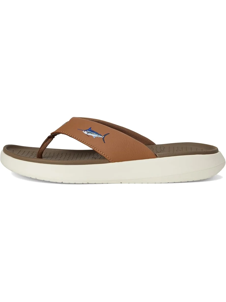 Сандалии Columbia Boatside Fish Flip, цвет Dark Truffle/Elk — 4
