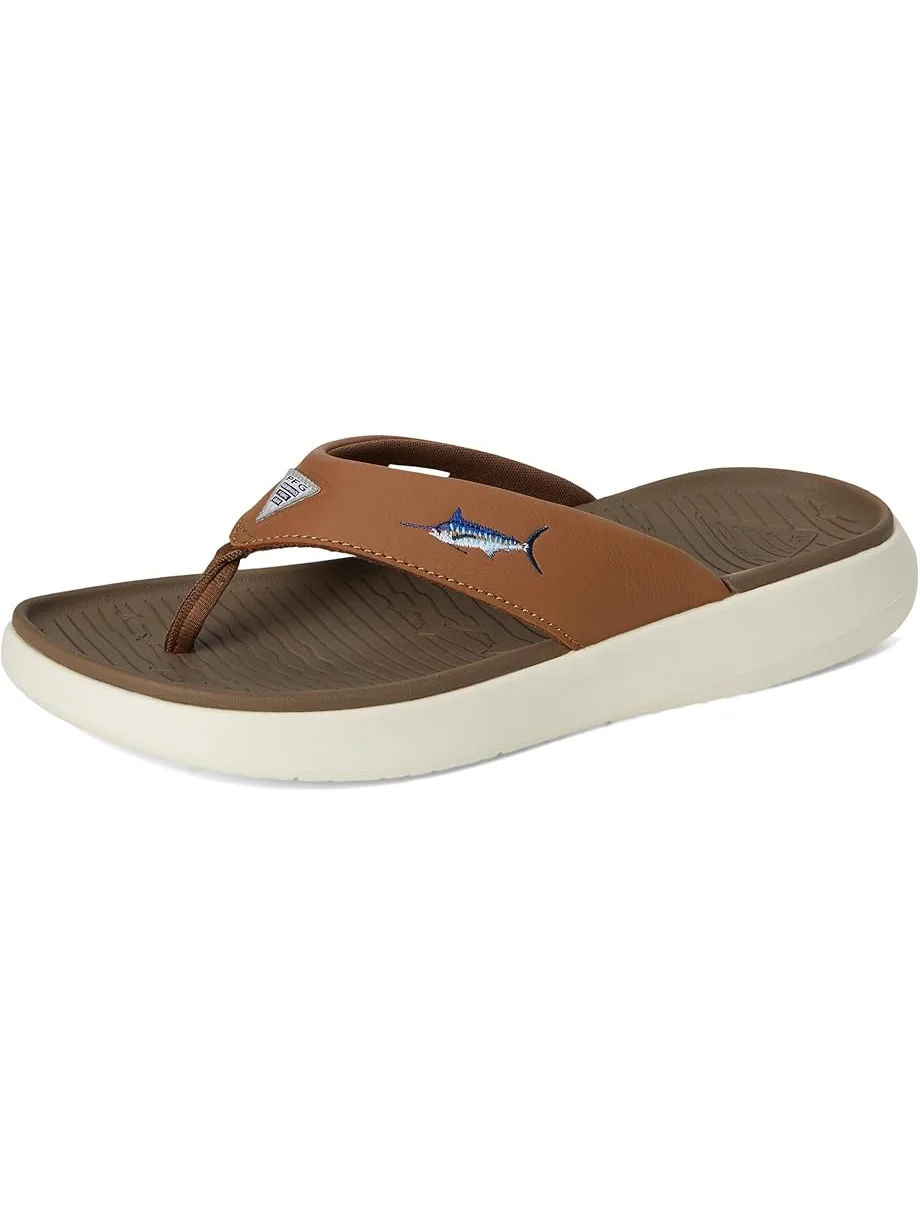 Сандалии Columbia Boatside Fish Flip, цвет Dark Truffle/Elk — 7