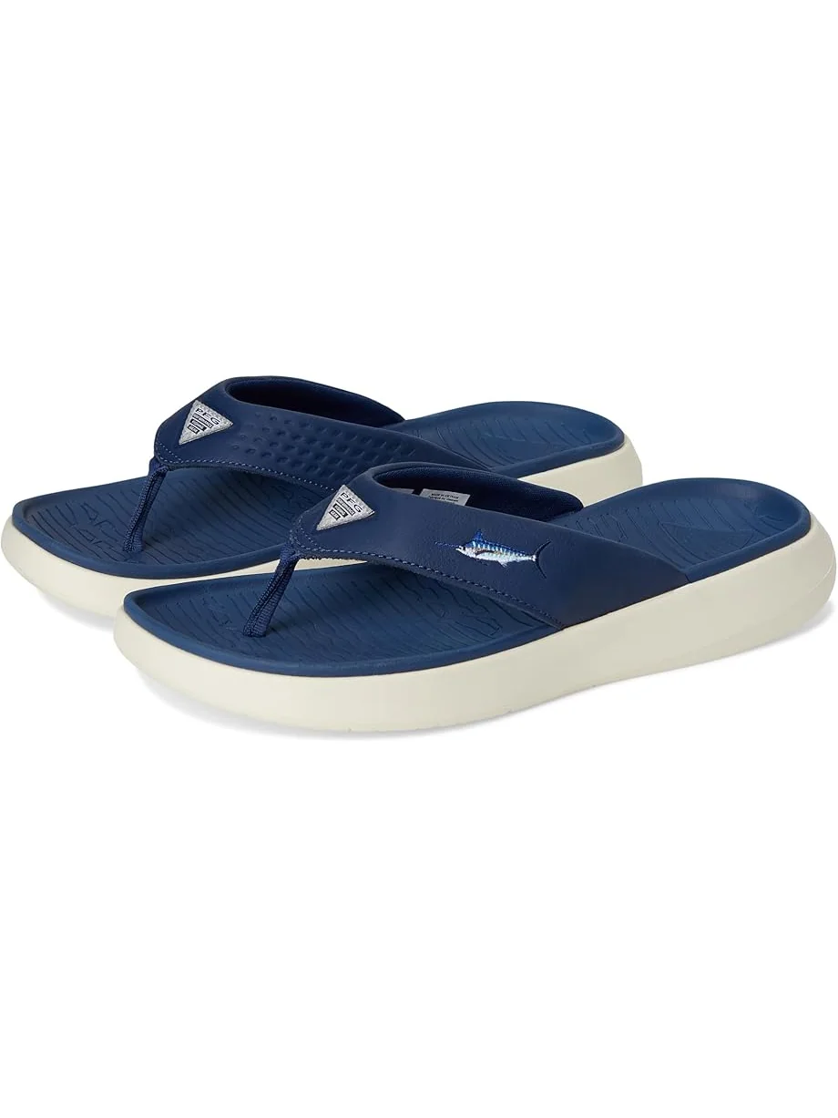 Мужские сандалии Columbia Boatside Fish Flip, Carbon/Chalk — 1