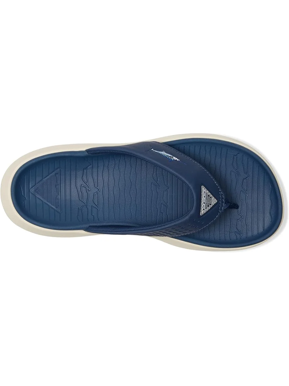 Мужские сандалии Columbia Boatside Fish Flip, Carbon/Chalk — 2