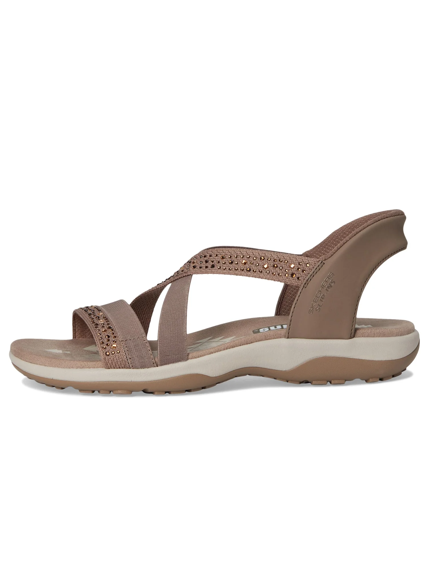 Сандалии SKECHERS Reggae Slim - Summer Sparkle — изображение 4 из 7, коричневый
