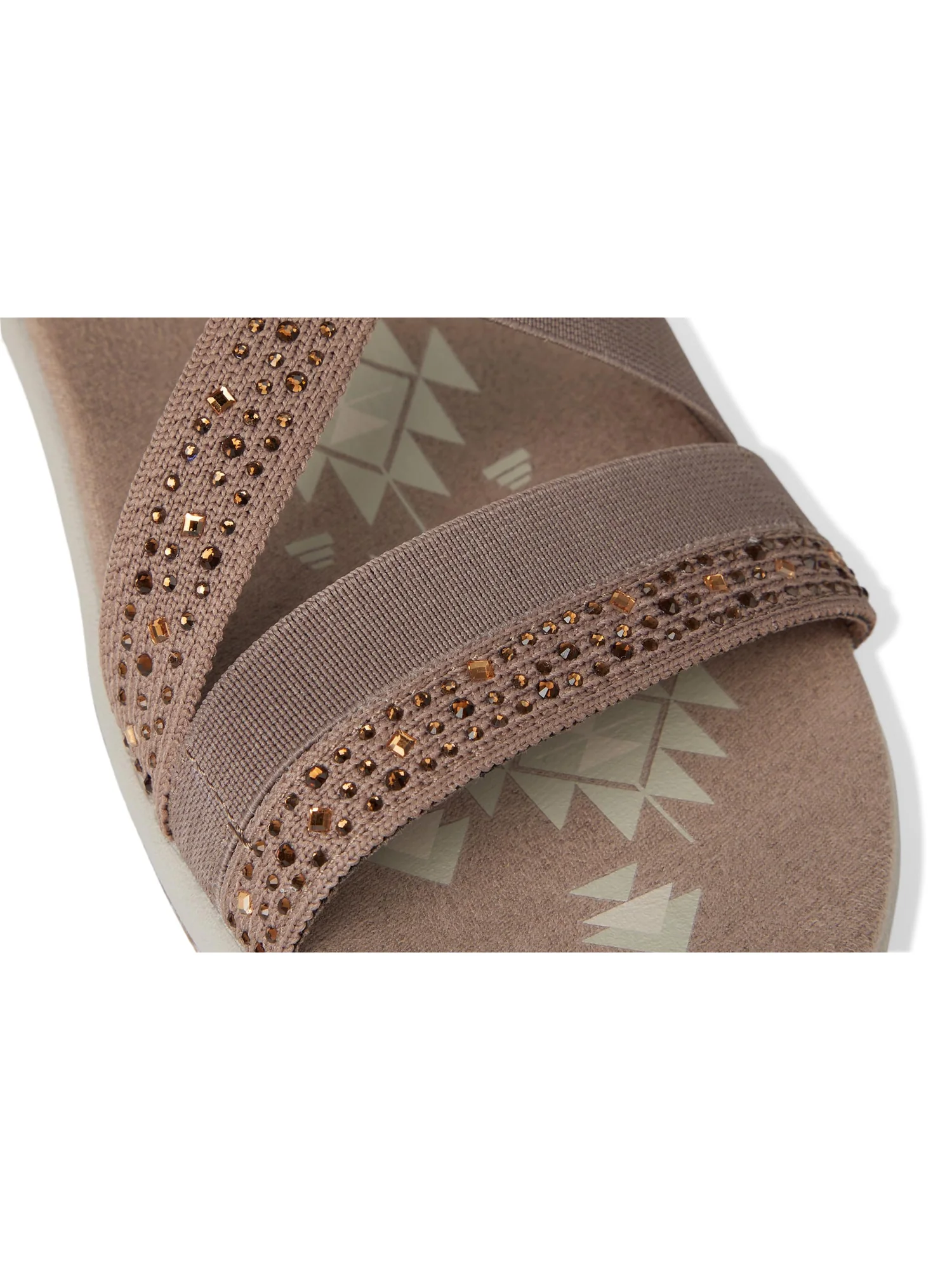 Сандалии SKECHERS Reggae Slim - Summer Sparkle — изображение 6 из 7, коричневый