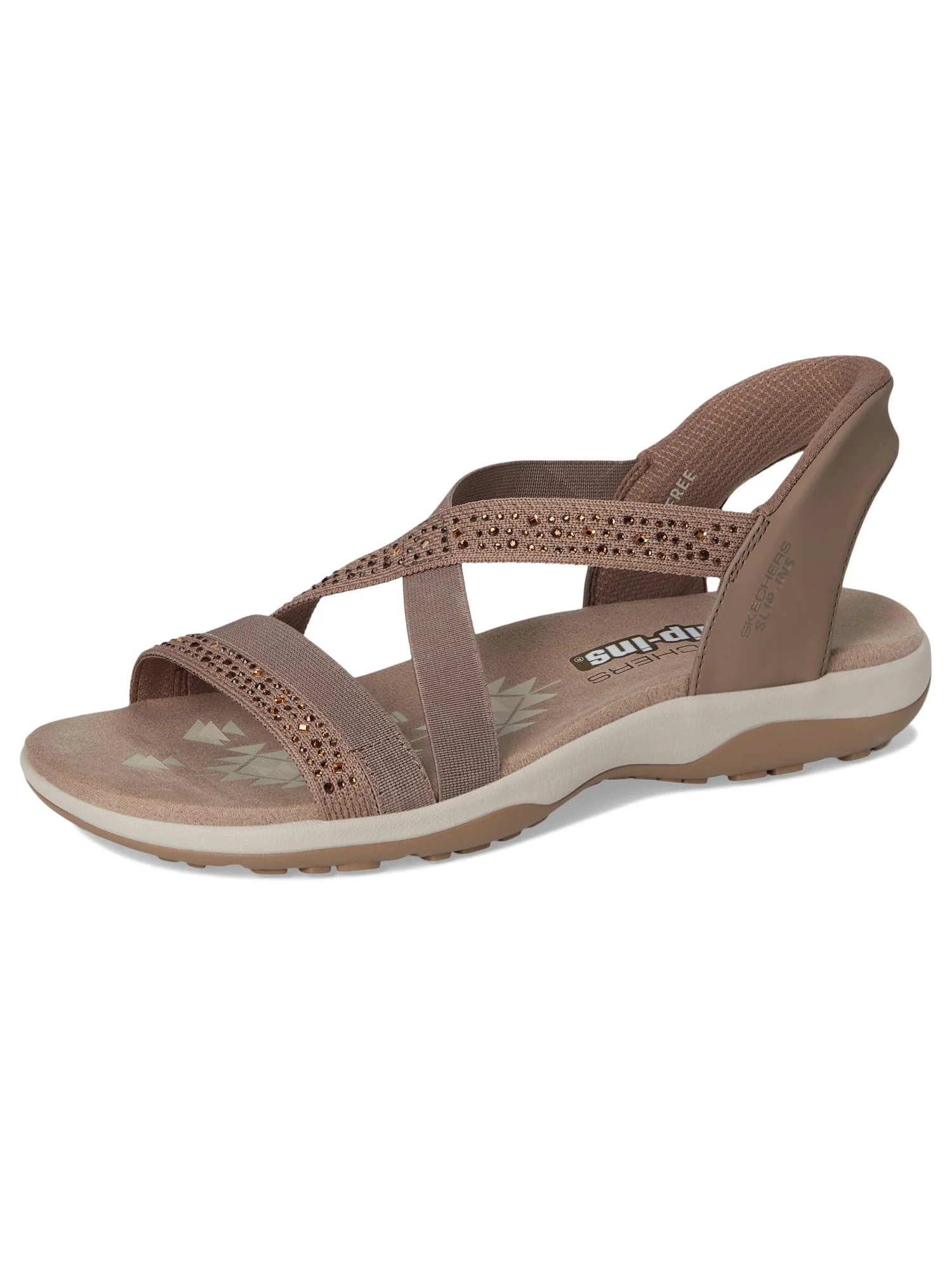 Сандалии SKECHERS Reggae Slim - Summer Sparkle — изображение 7 из 7, коричневый