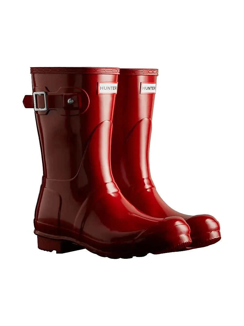 Сапоги резиновые женские HUNTER Original Short Gloss Rain — 4