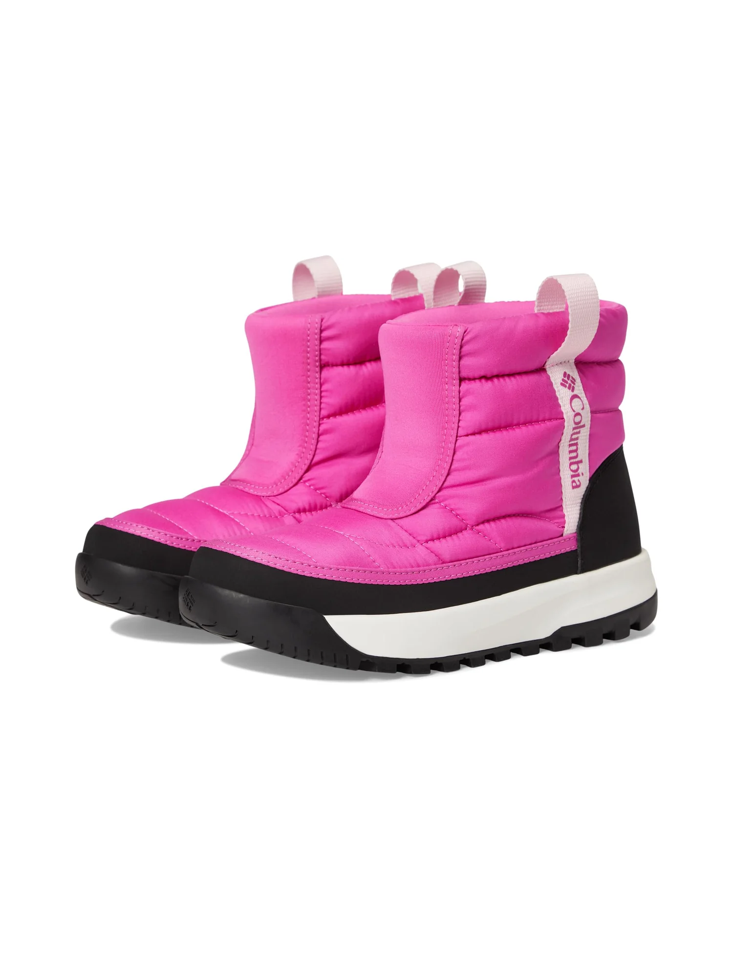 Ботинки Columbia Kids Snowtrot Mid — розовый