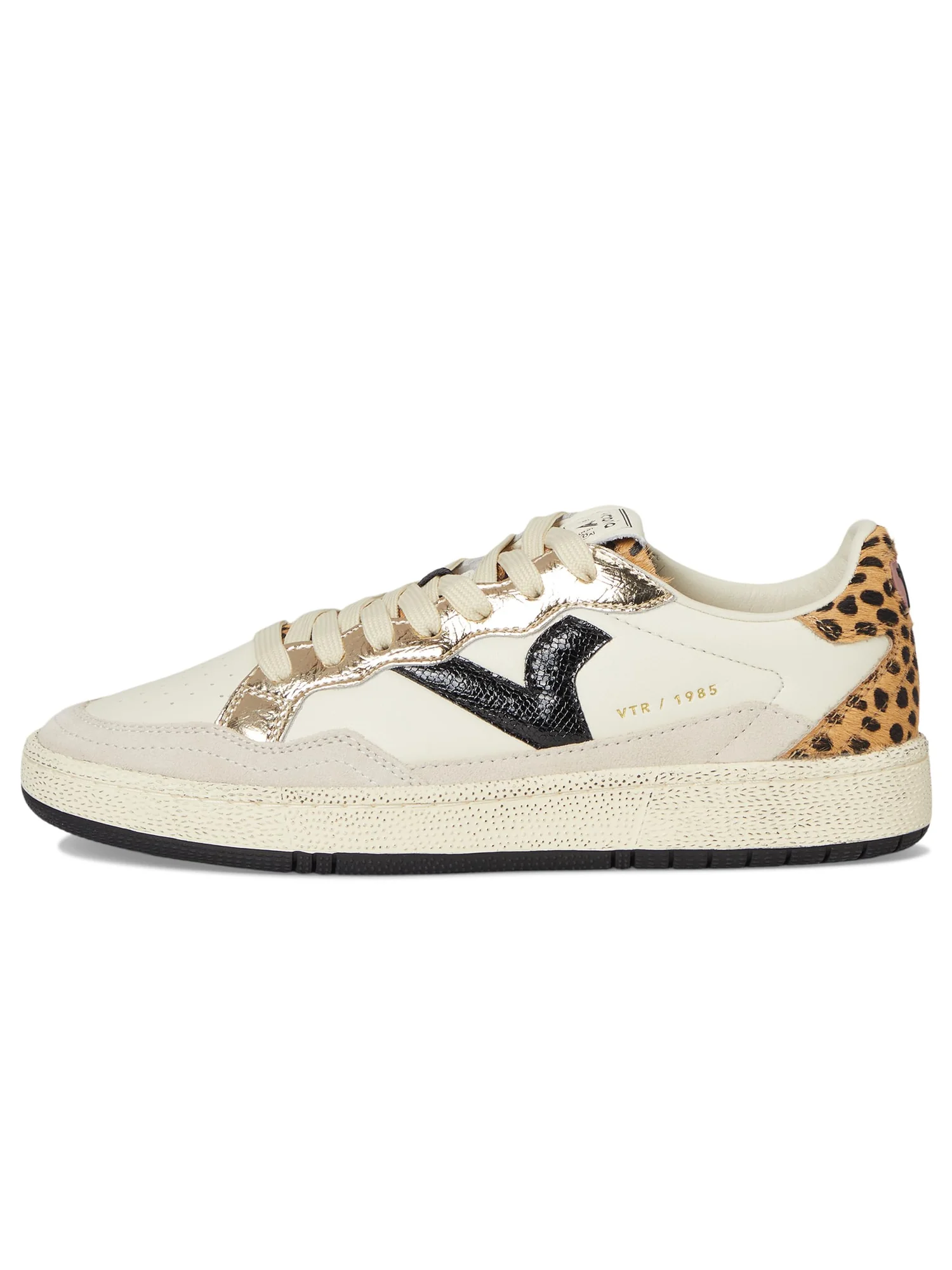 Кроссовки victoria Smash Leather Metallic And Animal — 4