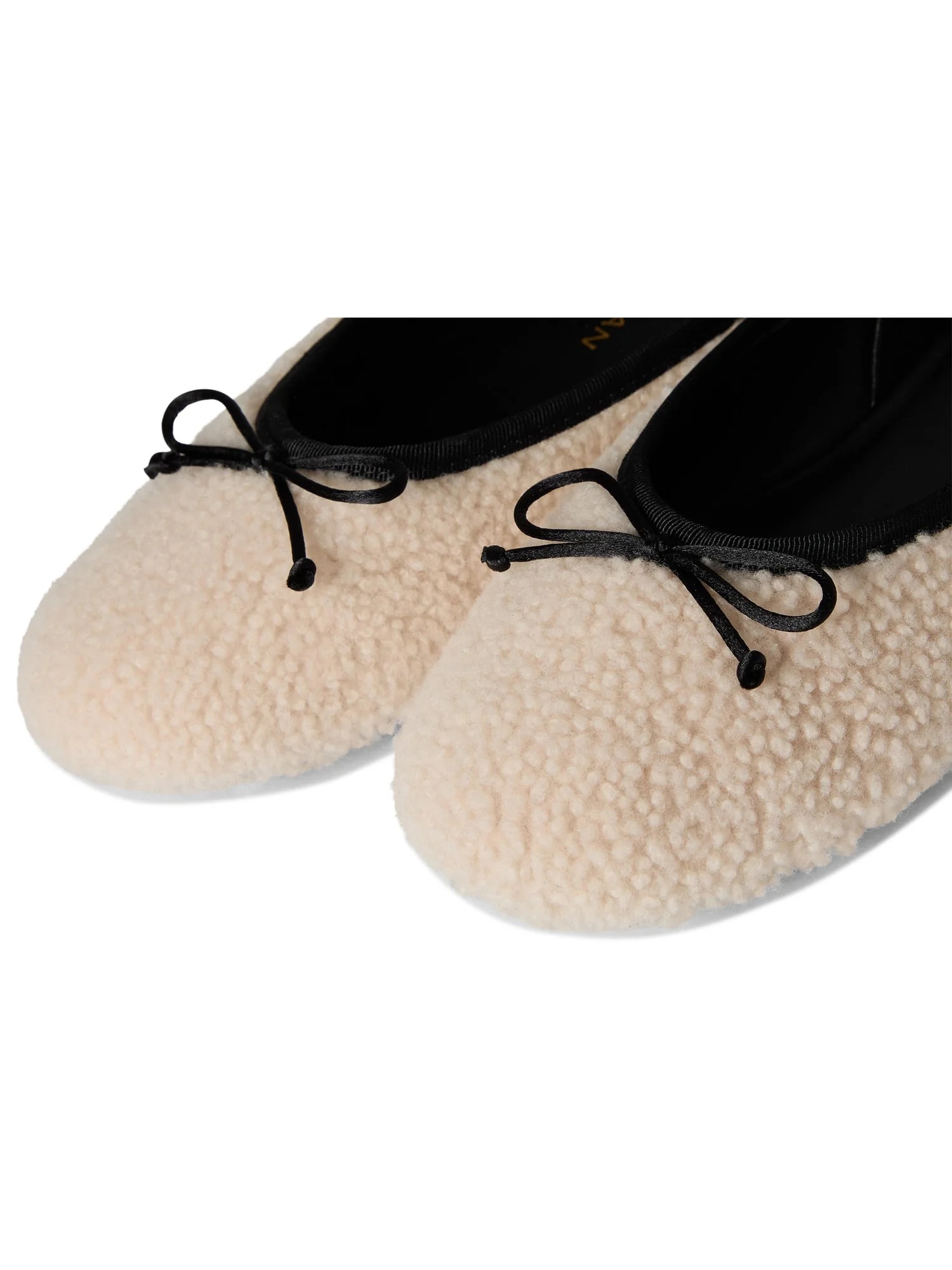 Балетки Stuart Weitzman Prima Bow Shearling Slingback — 6