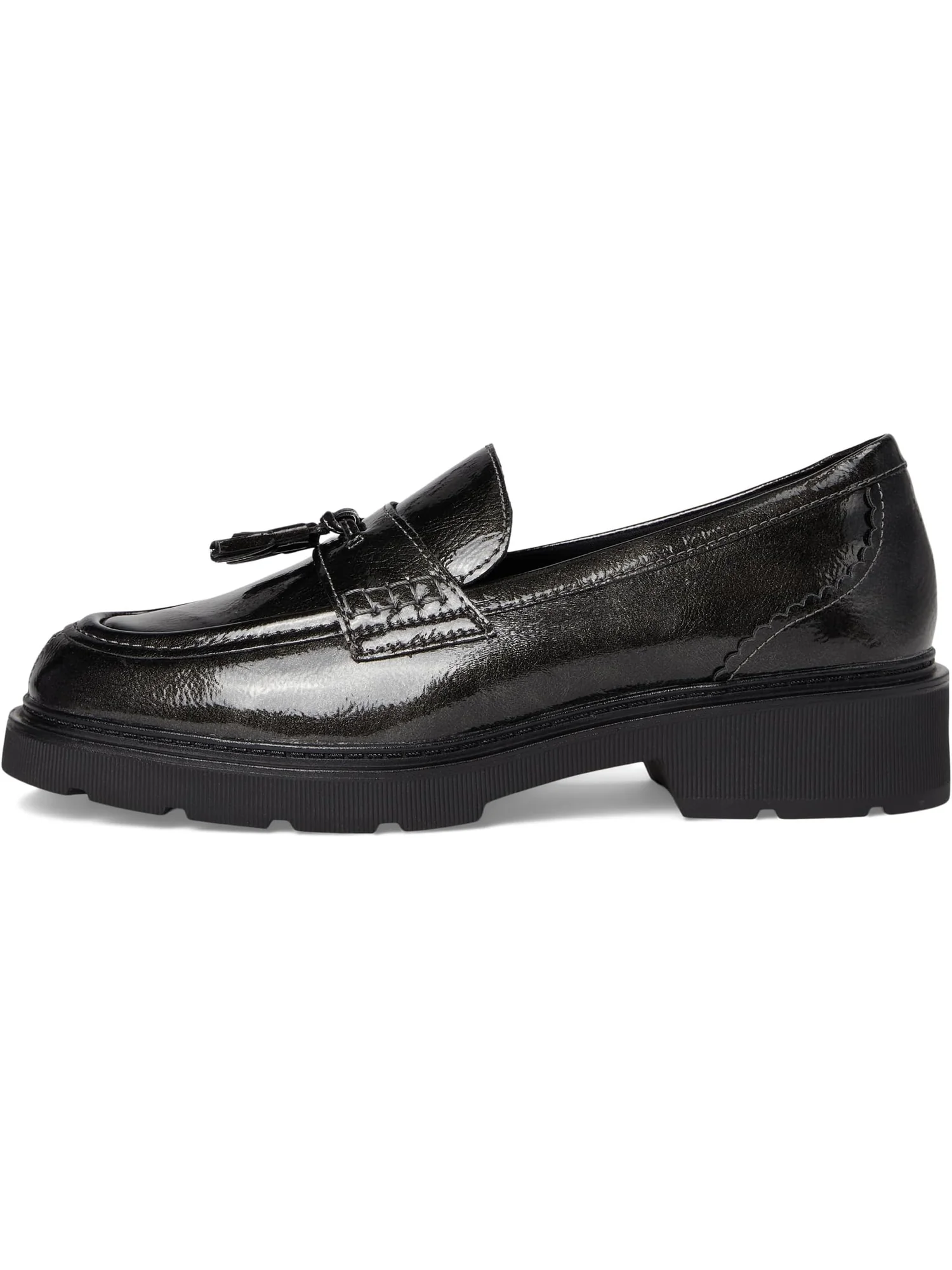 Лоферы Clarks Women's Lauryl Tassel, Gun Metal Synthetic — 4