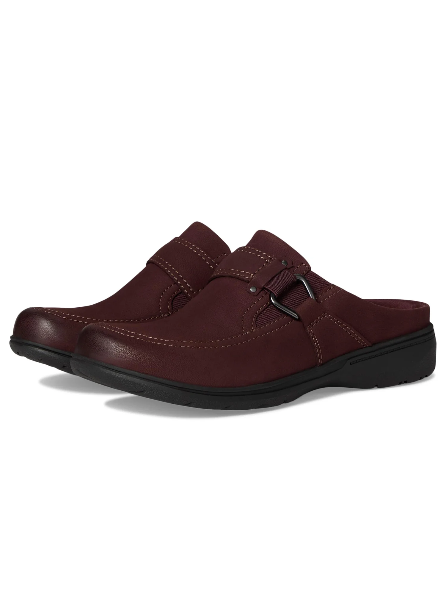 Сабо Clarks Carleigh Viola, цвет Merlot Nubuck — 1