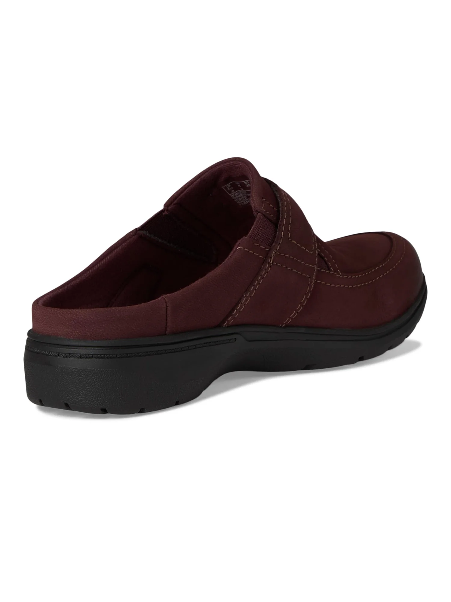 Сабо Clarks Carleigh Viola, цвет Merlot Nubuck — 9