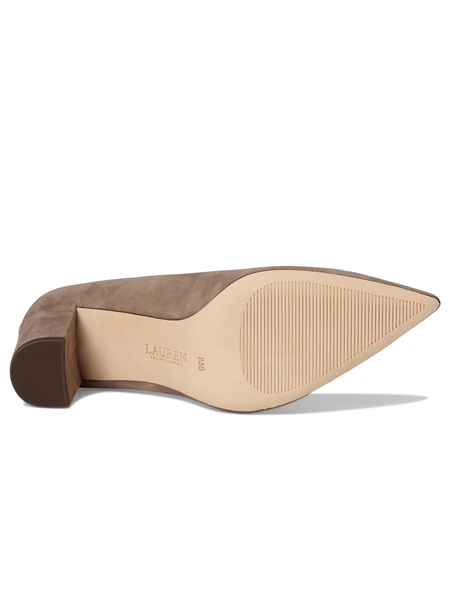 Туфли Lauren Ralph Lauren Lanette Suede Block-Heel Pumps — 3