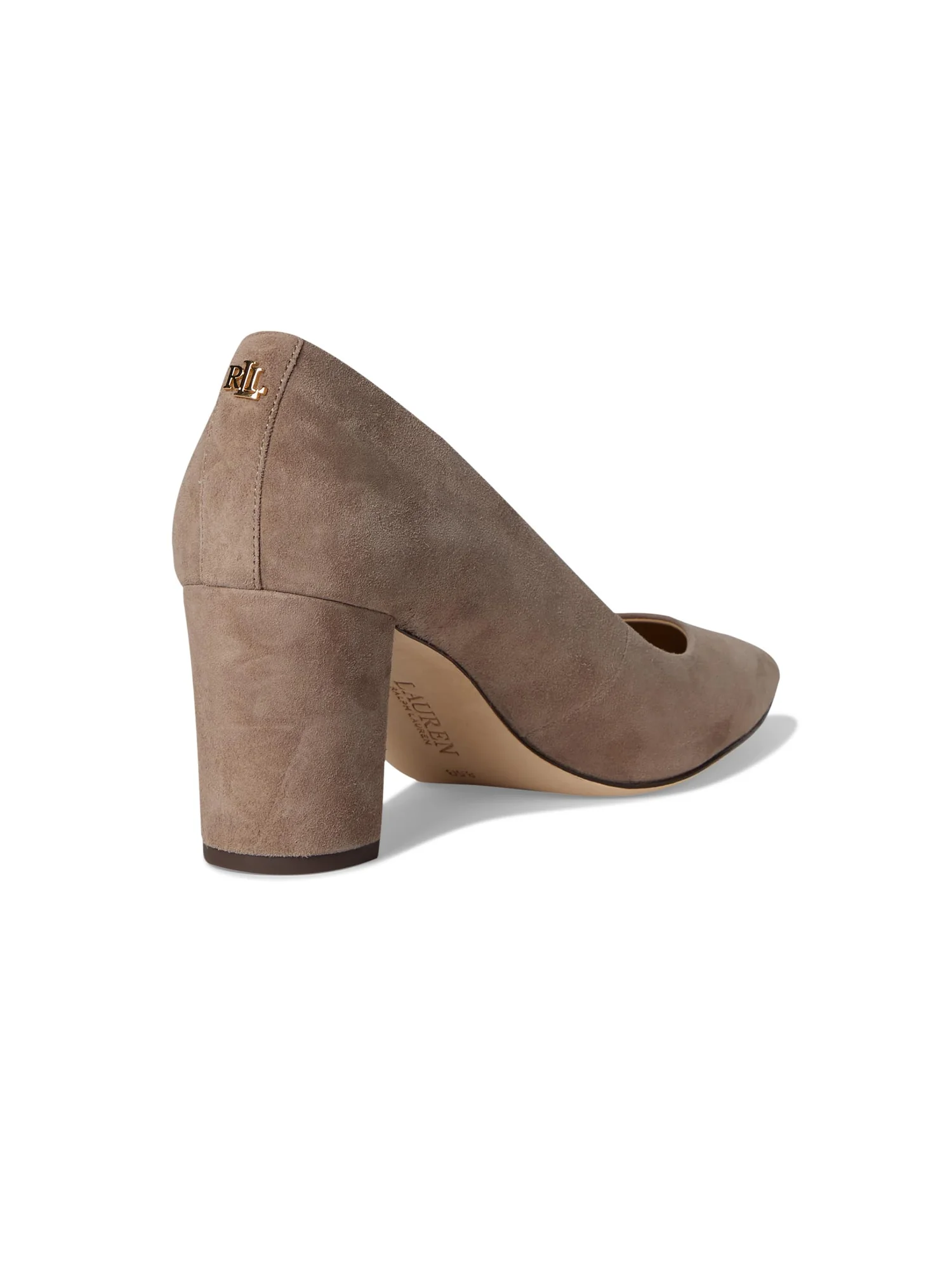 Туфли Lauren Ralph Lauren Lanette Suede Block-Heel Pumps — 5