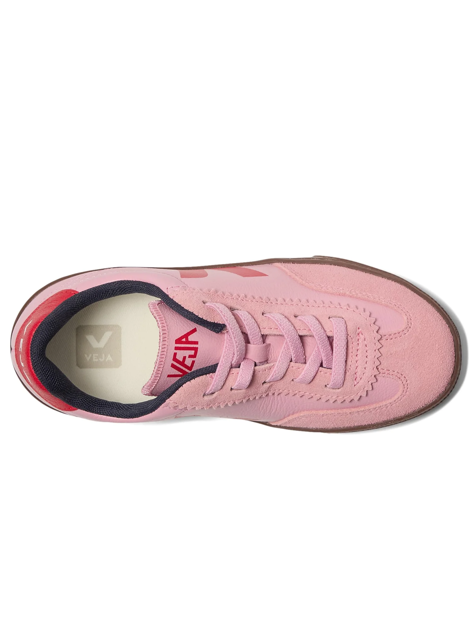 Кроссовки VEJA Kids Small Volley, цвет Guimauve Pekin Bark — 2