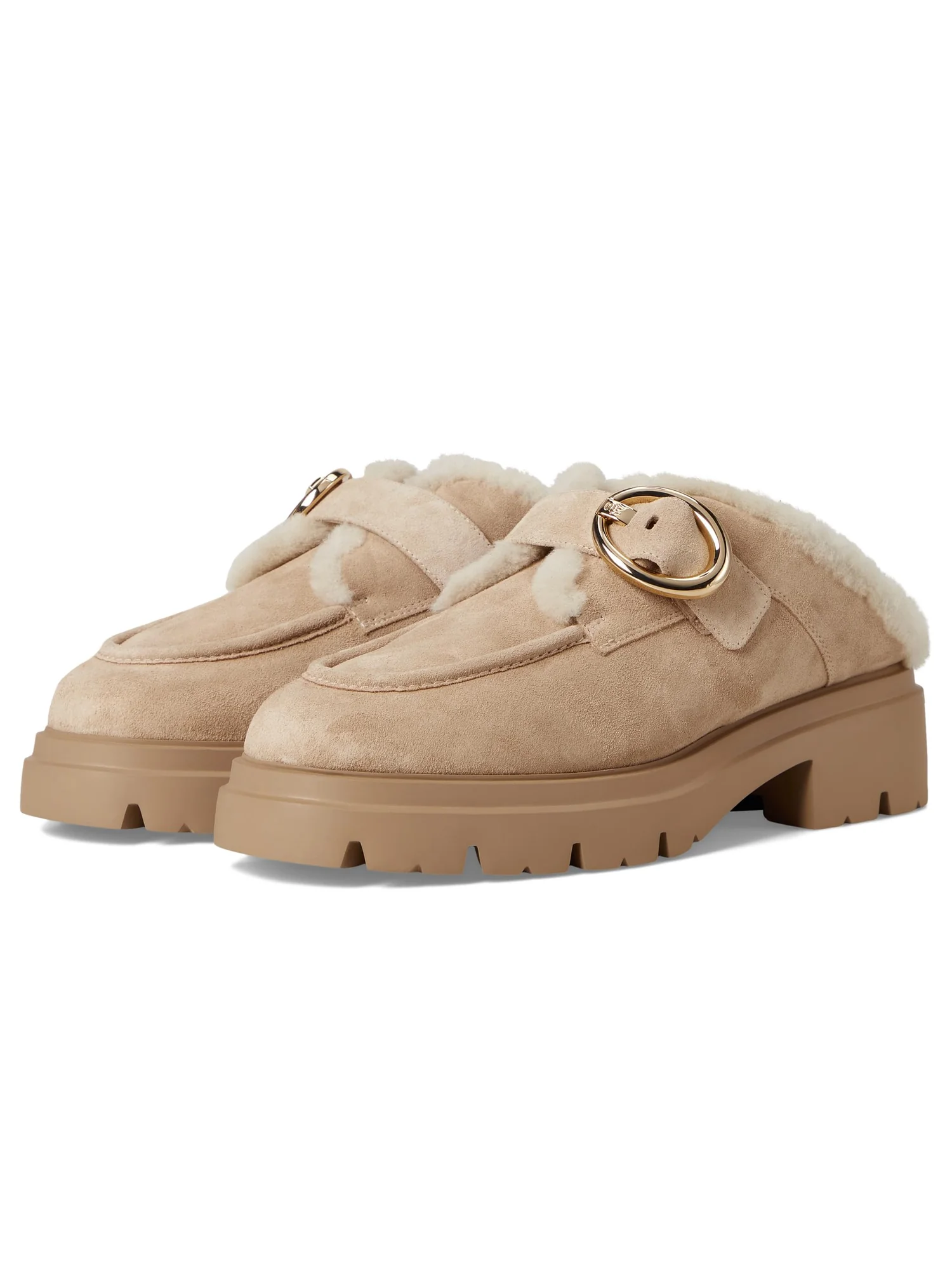 Балетки Stuart Weitzman Benni Shearling Mule — 1