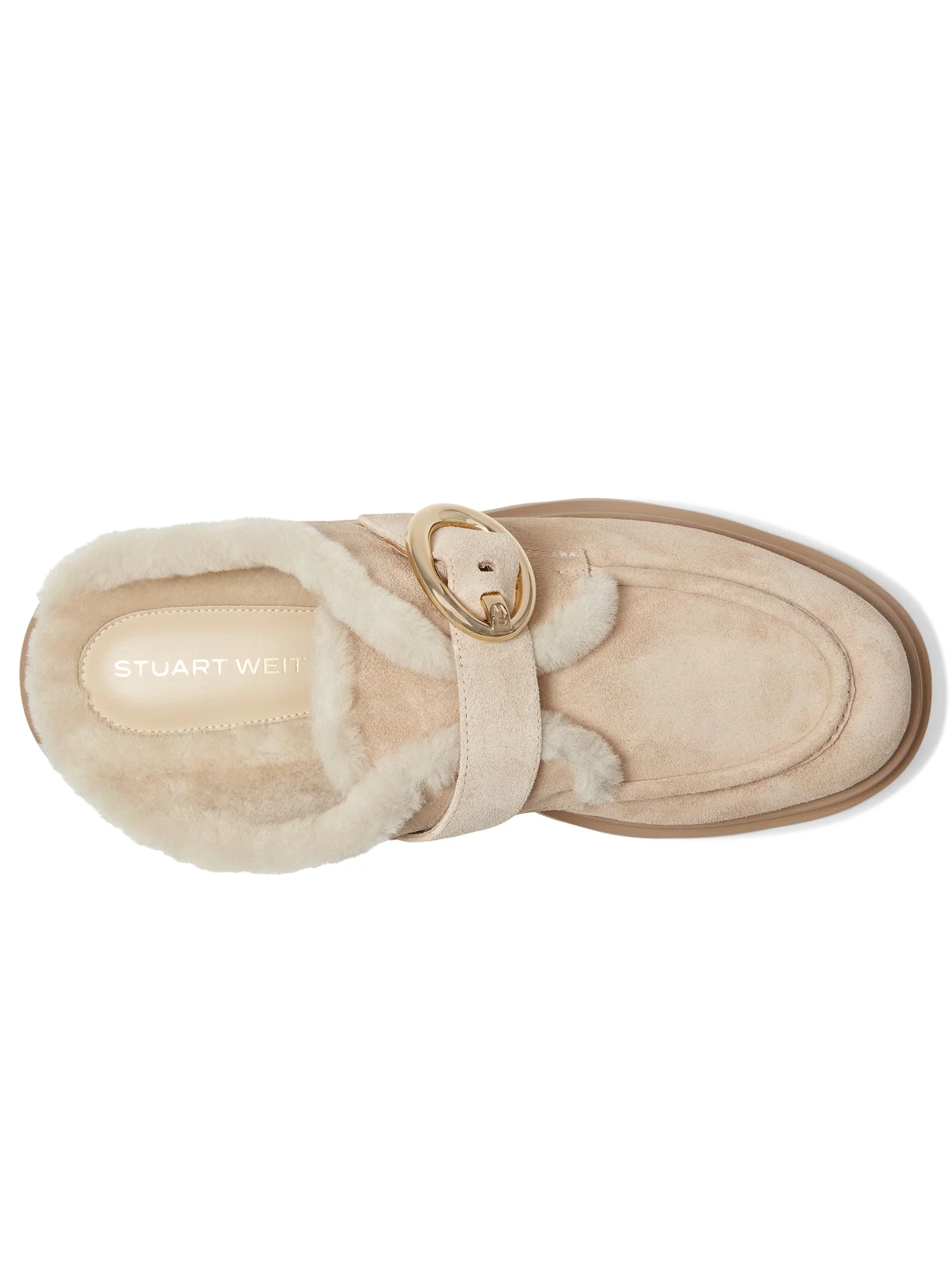 Балетки Stuart Weitzman Benni Shearling Mule — 6