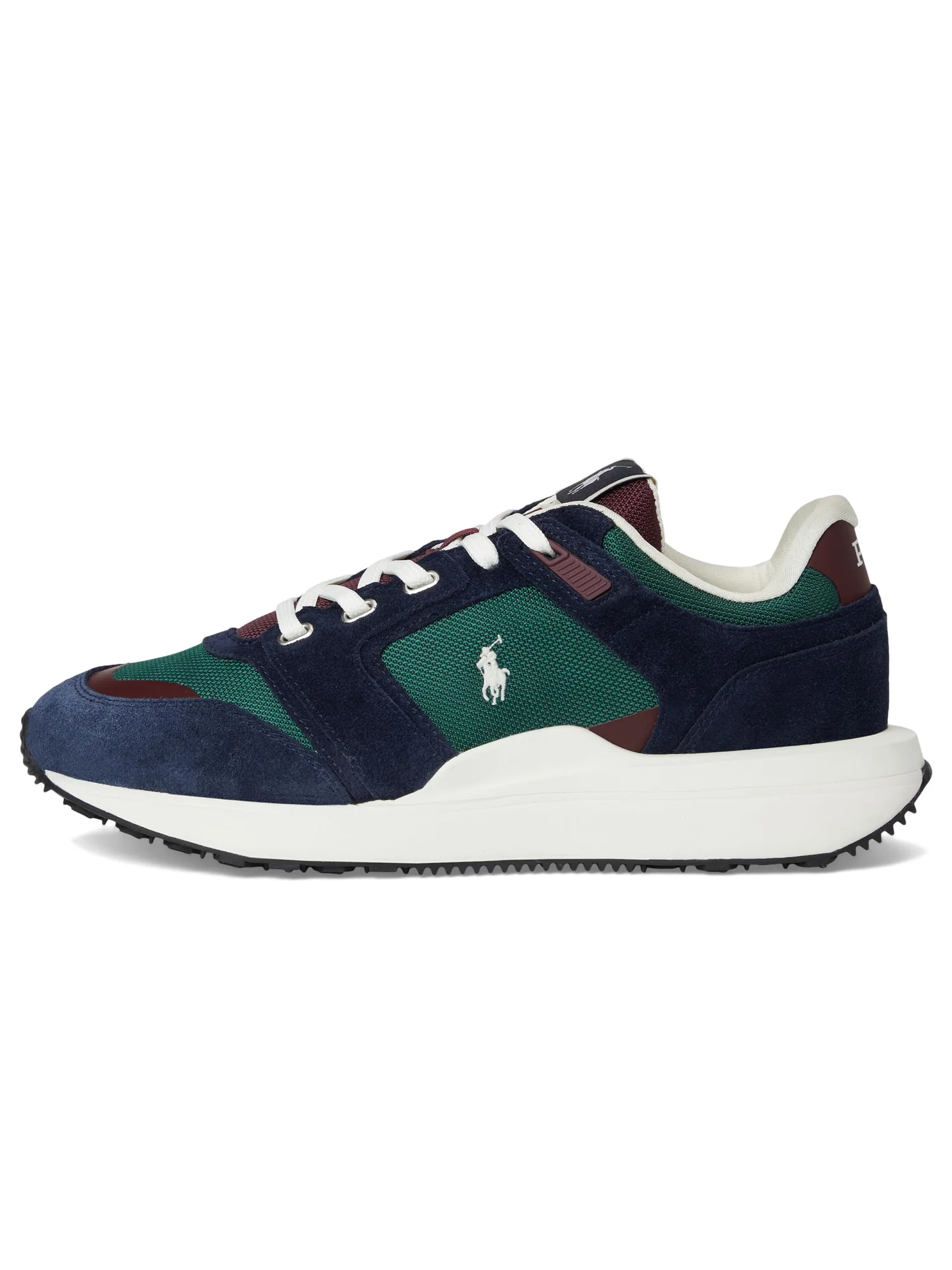 Кроссовки Polo Ralph Lauren Train 89 Suede & Oxford Sneakers, цвет Collegiate Color-Block — 4