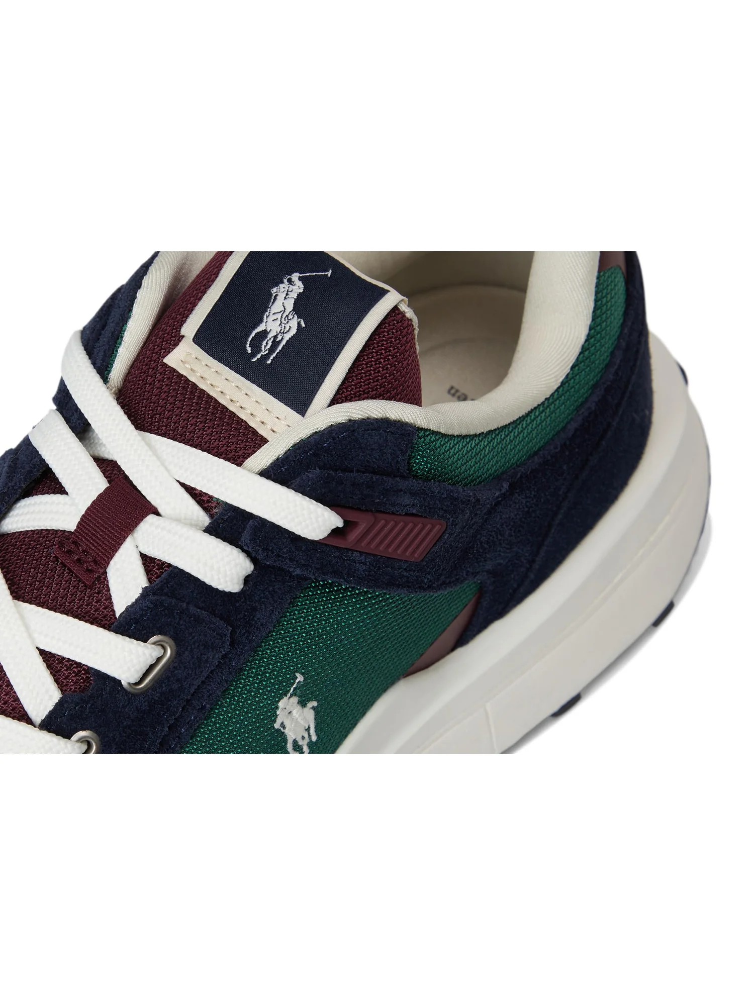 Кроссовки Polo Ralph Lauren Train 89 Suede & Oxford Sneakers, цвет Collegiate Color-Block — 6
