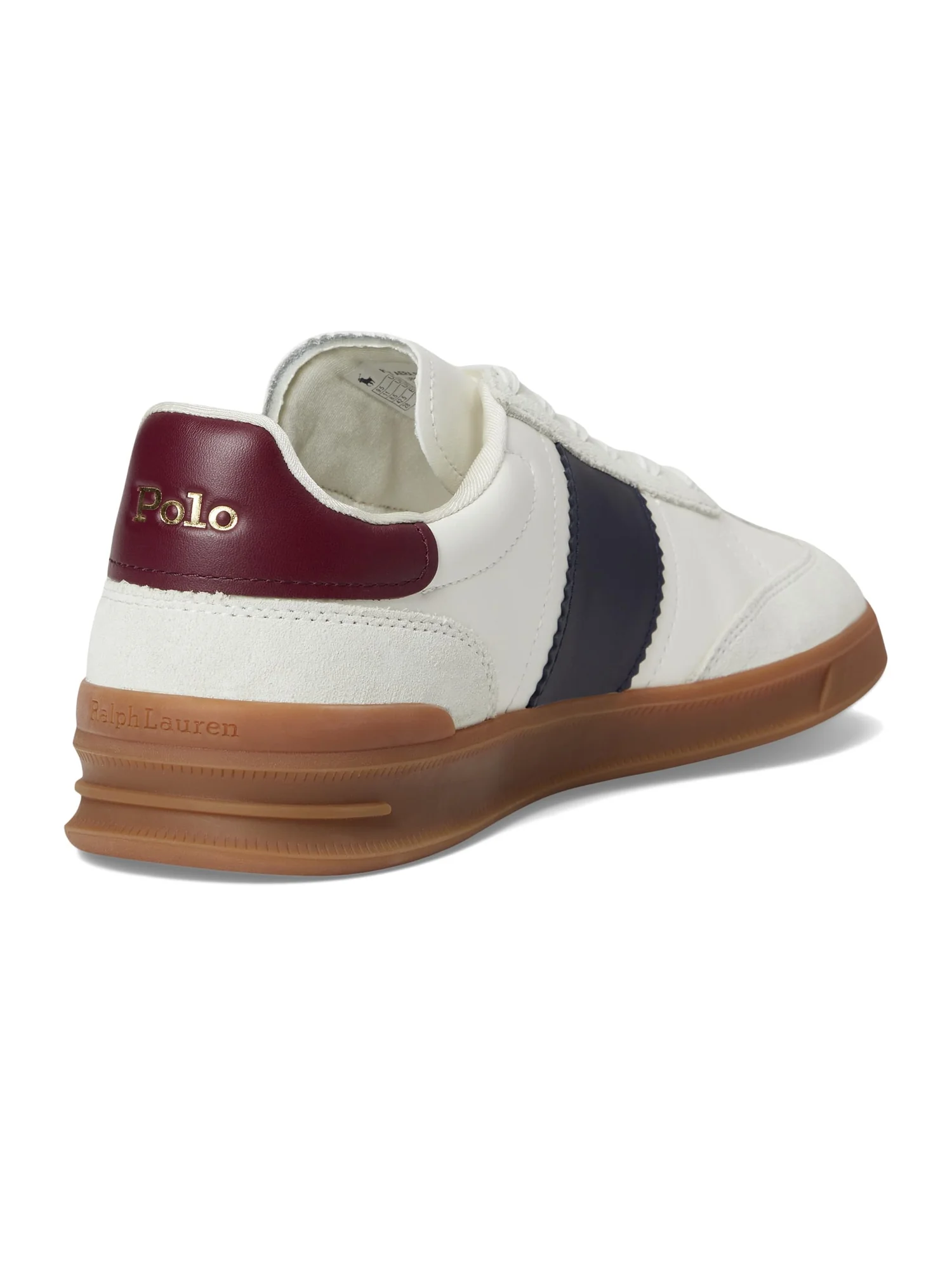Кроссовки Polo Ralph Lauren Heritage Aera Leather-Suede Sneakers — 5