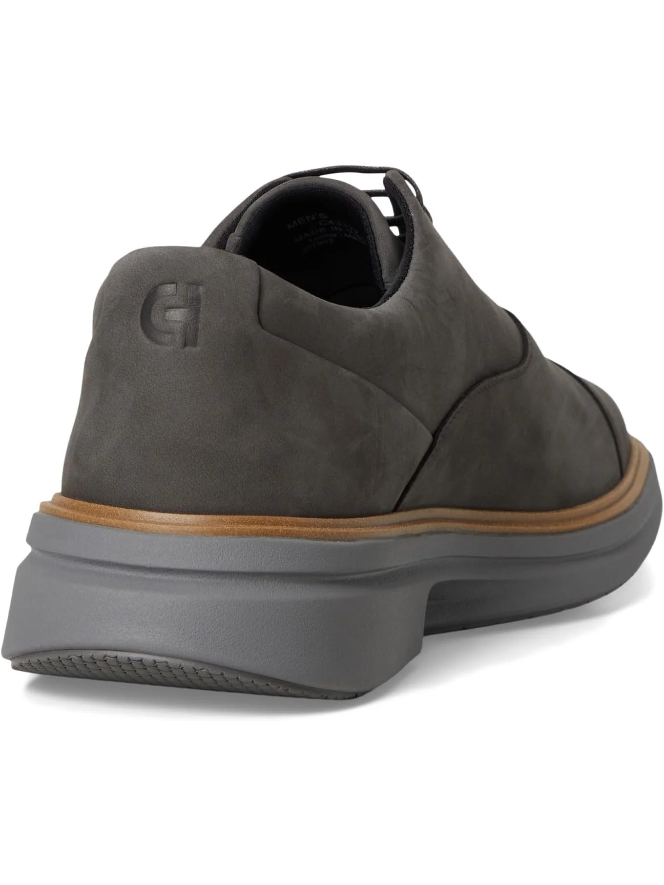 Оксфорды Cole Haan Men's Originalgrand Cityspectre Captoe Oxfords, Raven Nubuck/Dark Natural/Quiet Shade — 5