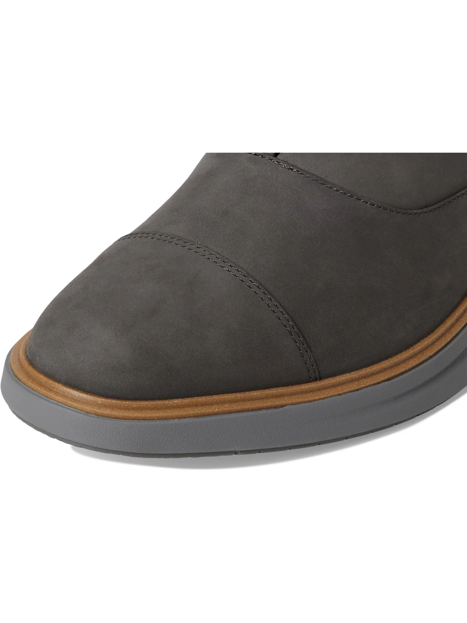 Оксфорды Cole Haan Men's Originalgrand Cityspectre Captoe Oxfords, Raven Nubuck/Dark Natural/Quiet Shade — 6