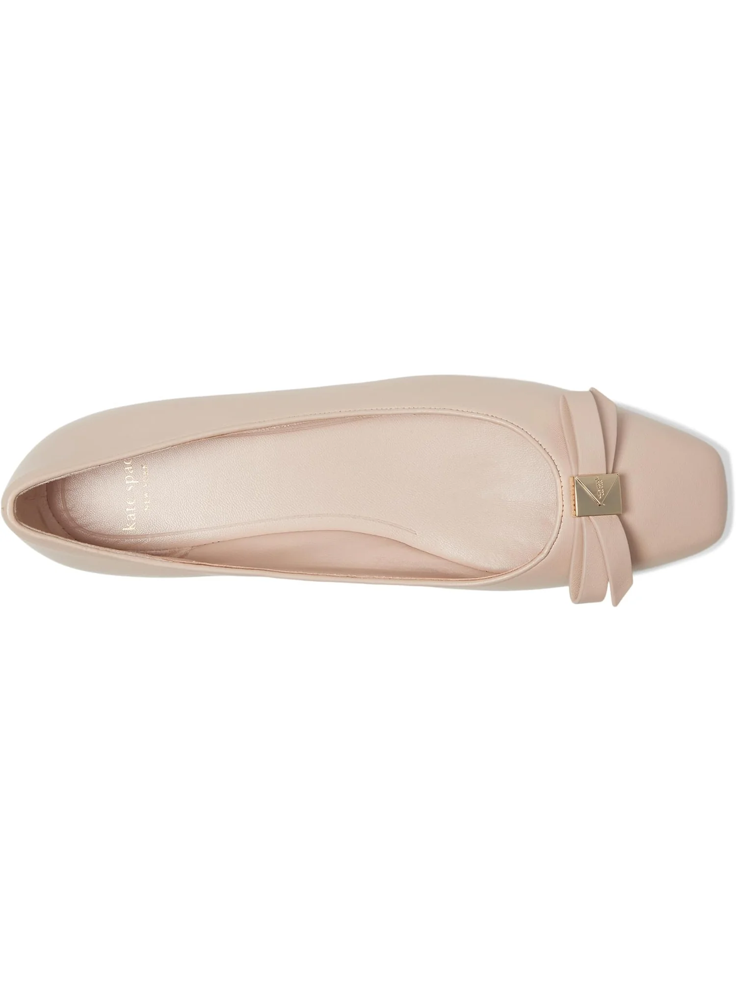 Балетки Kate Spade New York Deco Bow Smooth Leather Flat — 2
